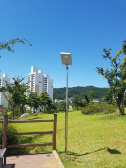 경상북도 문경시 문경시청 모전 근린공원 태양광 가로등 …